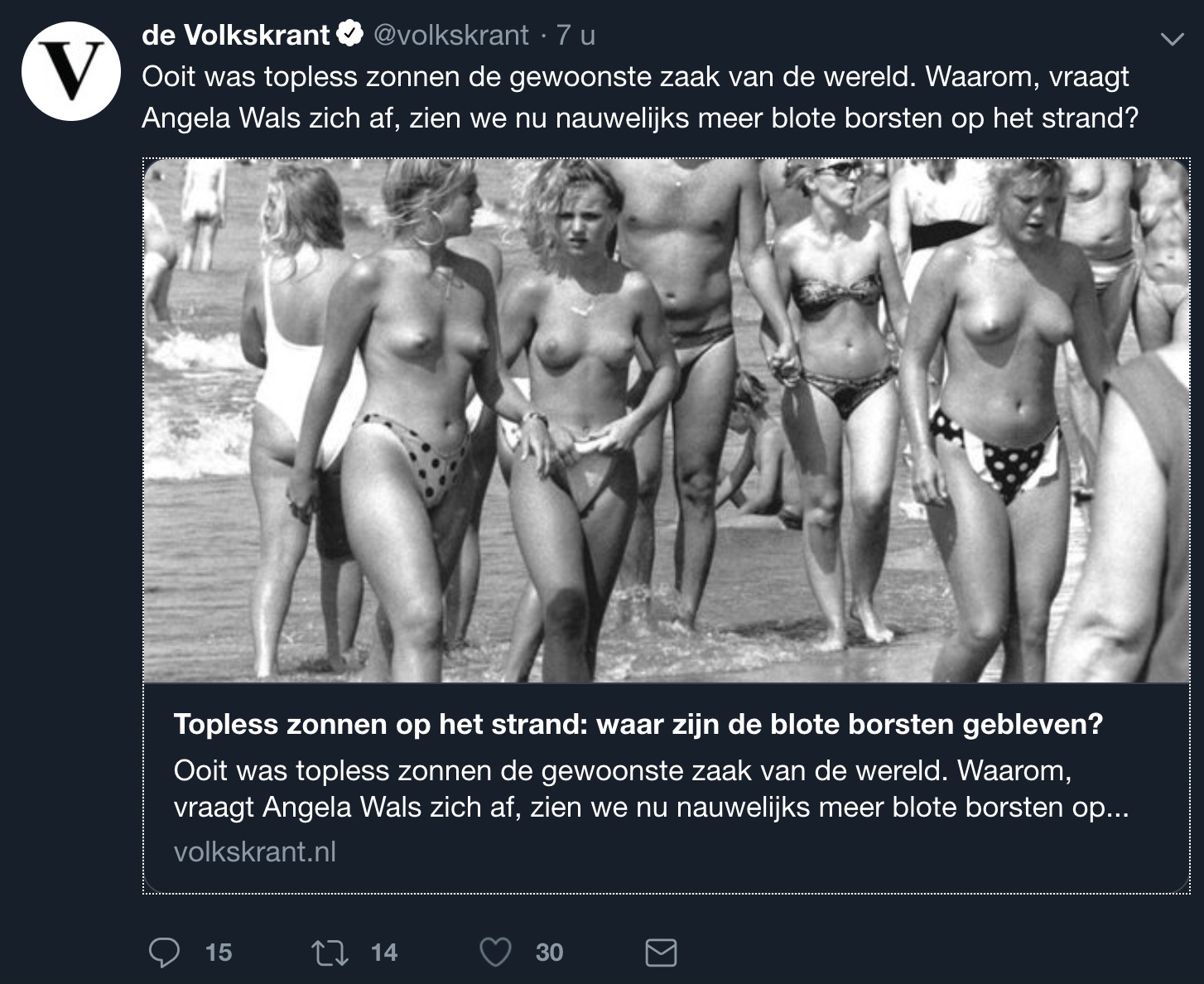 GeenStijl: Joehoe dames. Waarom zont u niet meer topless?