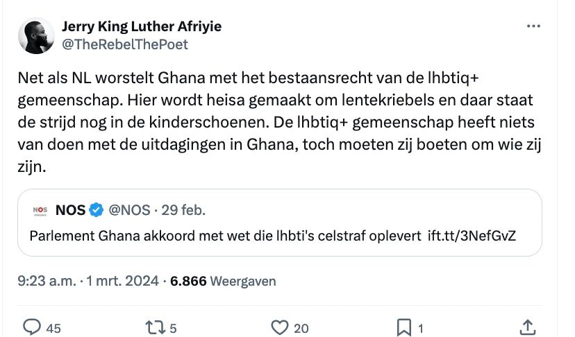 GeenStijl: Hete Take Jerry Afriyie Na Introductie Celstraf Voor Homo's ...