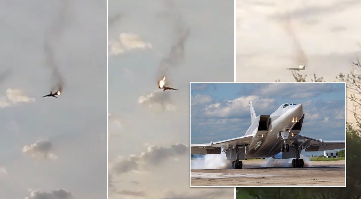 video.  Ukraine announced the shooting down of its first Tupolev Tu-22M3 long-range supersonic bomber.  We don't believe it