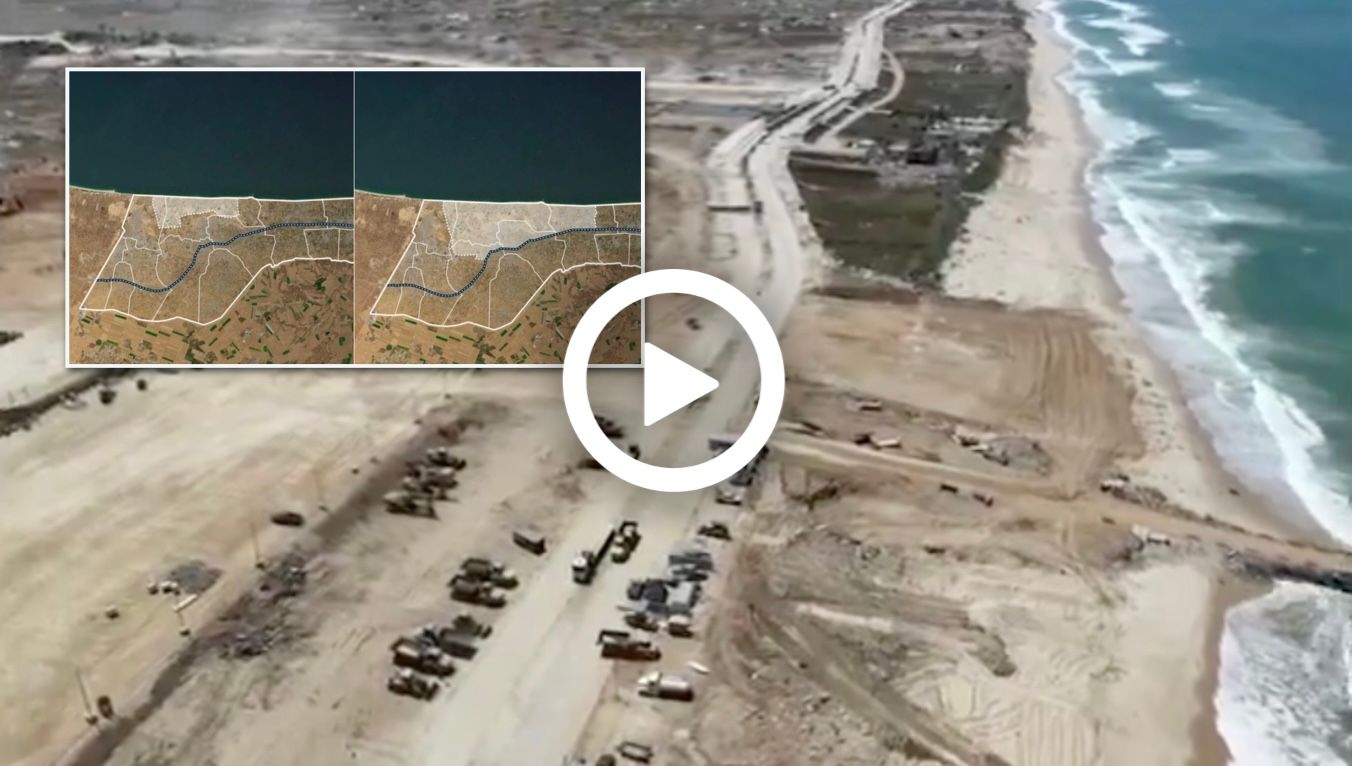 Israel has expanded the humanitarian zone on the Gaza coast, and the Gaza pier and port are almost complete