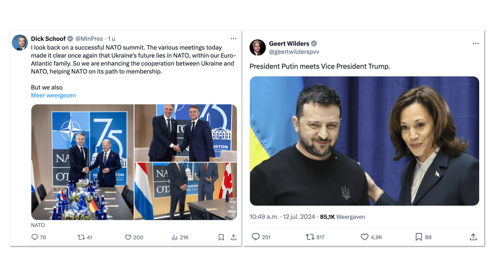 GeenStijl: Nederland op NAVO-top in twee tweets (en de beste Biden ...