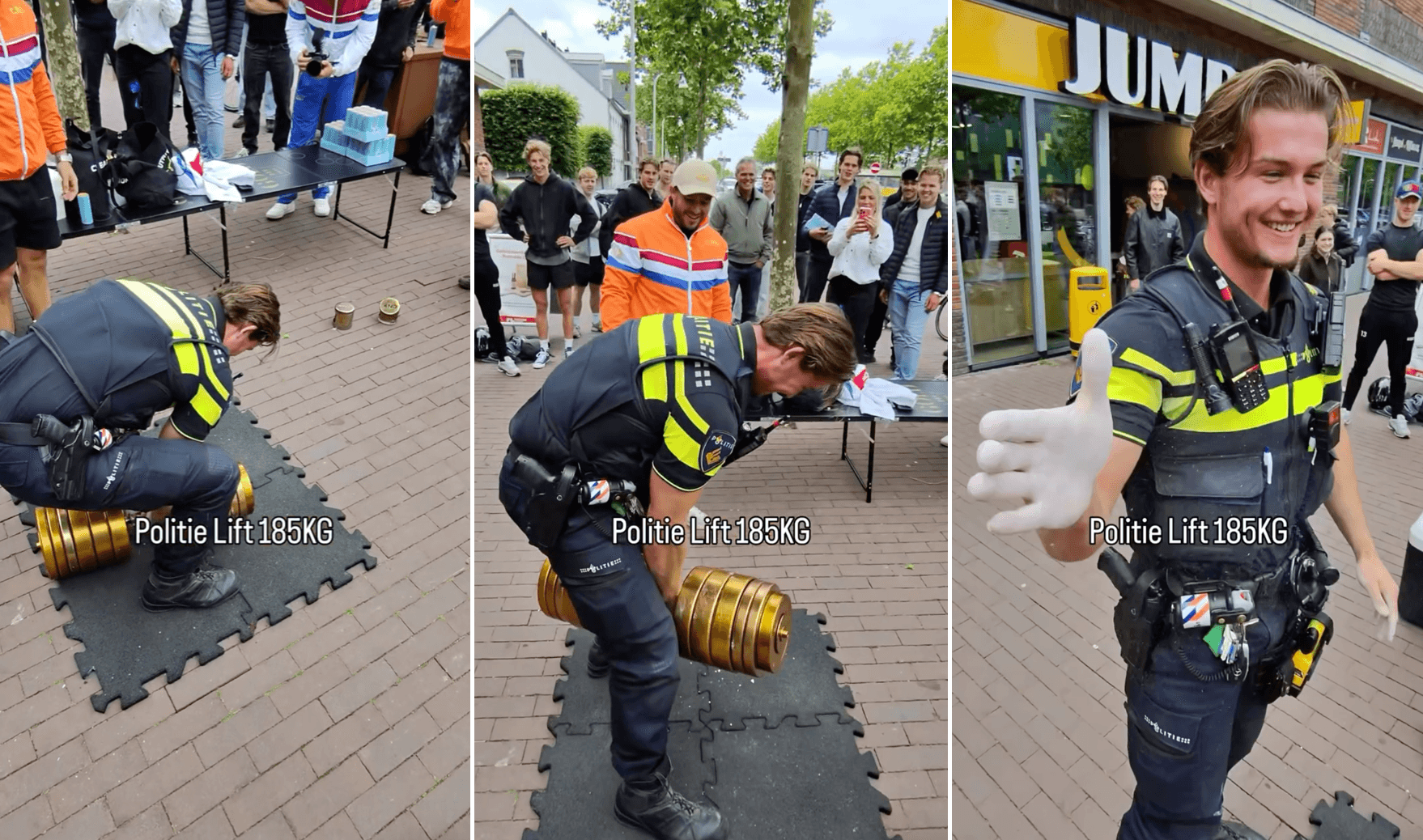 GeenStijl: Politieagent trekt even 185 kilo van de grond